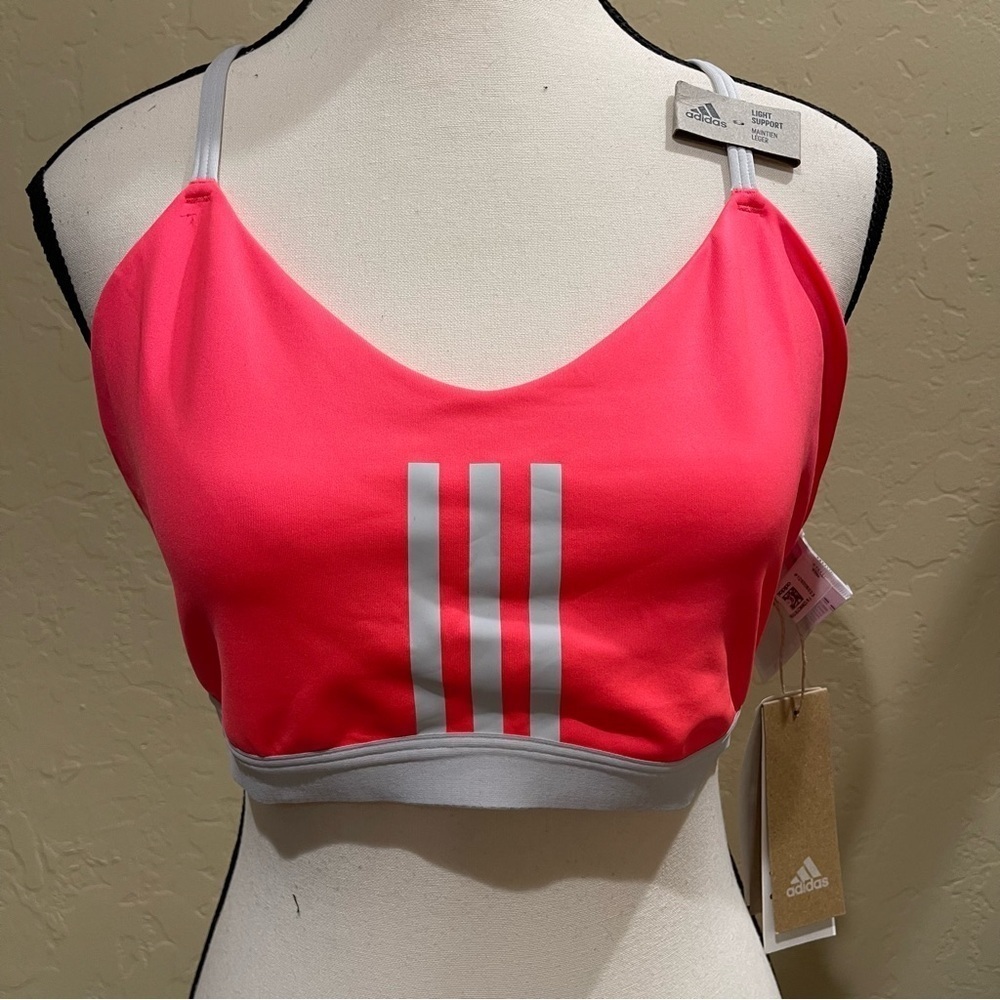 Adidas AM 3S MESH BRA light support new with tags size